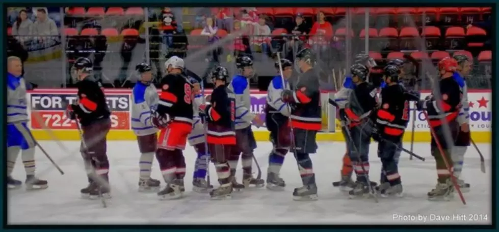 Binghamton Fire and Police Face off in Heart Cup Hockey Game
